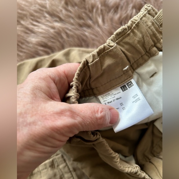 Khaki men’s parachute cargo pants size 27 - Picture 2 of 4